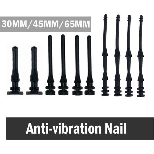 200Pcs Gdstime Screw Pin Rivet Rubber PC Fan Anti Vibration Mount Silicone Noise Absorbtion Fans Rubber screws 30mm 45mm 65mm