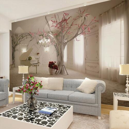 Custom any size 3D wall mural wallpapers for living room,Modern fashion beautiful new photo murals tree wallpaper