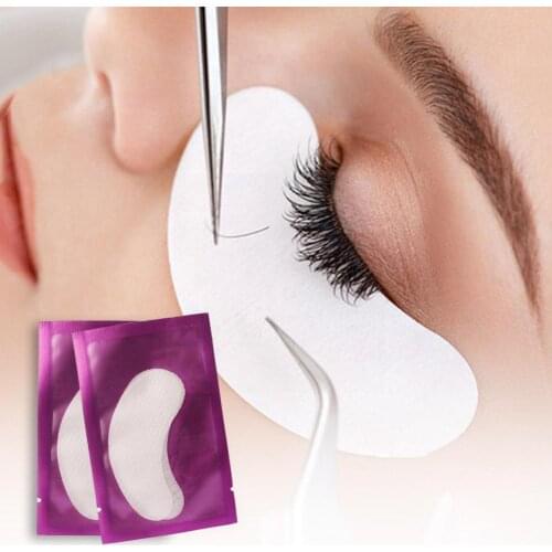 50 PCS Wholesale Hydrogel Gel Eye Patches For Eyelash Extension Lashes Eyepad Eyepads Extension patch Eyelash Makeup Mask V4P7