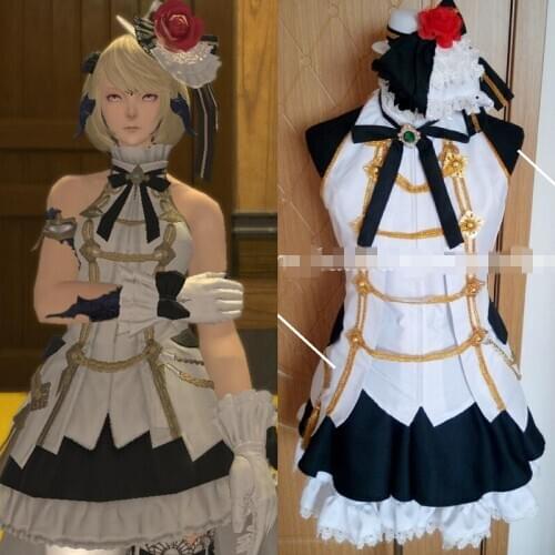 Anime Cos Final Fantasy XIV FF14 Hinamatsuri Idol Suits Female Cosplay Costumes