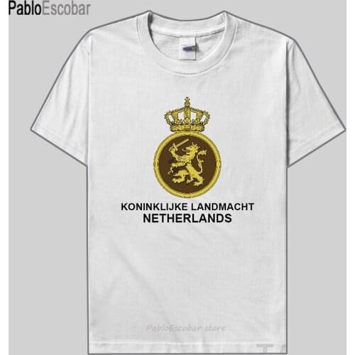Army Netherlands new Tops t-shirt Short sleeve clothes mens t shirt country Army Military Tactical sports cotton summer