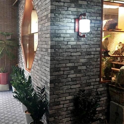 Beibehang Chinese retro brick pattern antique brick wallpaper High end brick culture stone background wall paper Papel de parede