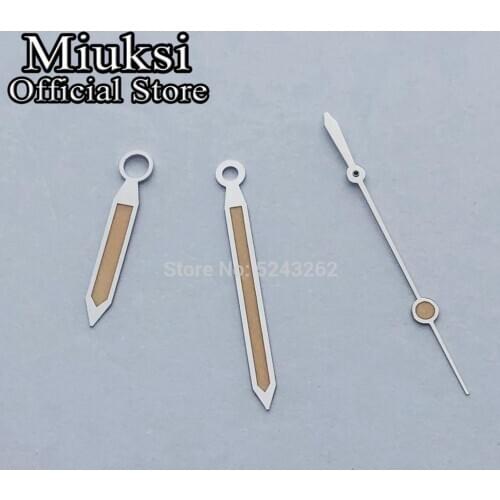 Miuksi watch hands luminous hands fit Mingzhu DG 2813 3804 , Miyota 8205 8215 821A ,Seagull 1612 movement