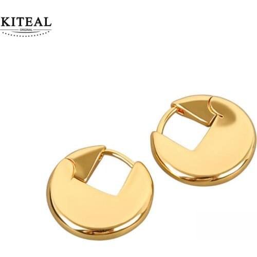 KITEAL Fashion charms silver color Perfume women stud earrings Creative circle women earrings Charming Jewelry Accessories