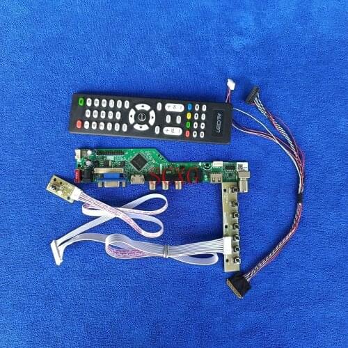 Fit B101EW03/B101EW04 DIY Kit 1280*800 LCD/LED HDMI-compatible USB AV VGA Signal analog Screen controller drive board 40Pin LVDS