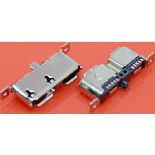 Micro USB 3.0 Jack Sockect Tail Charging Port Mobile Hard Disk Interface 3.0 Micro Connector Female 180 Degree Vertical