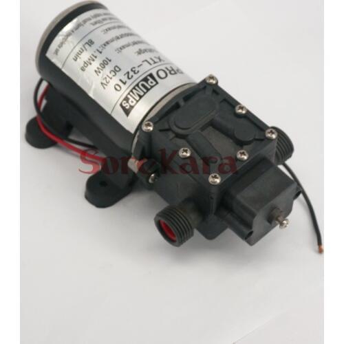 T-HD 1/2" BSP Male DC 12V 100W Self-priming Booster Diaphragm Water Pump Backflow Control 300L/H For Car washing