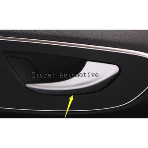 Loyalty 2pcs ABS Chrome for Mercedes-Benz VITO 2016 2017 Interior Door Pull Handle Trim Car Accessories Styling