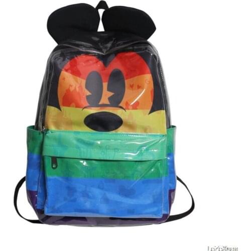 Disney Cartoon Mickey Mouse Printed Backpacks For Kids Bag For Children Boys Schoolbag For Kindergarten school bags Gifts