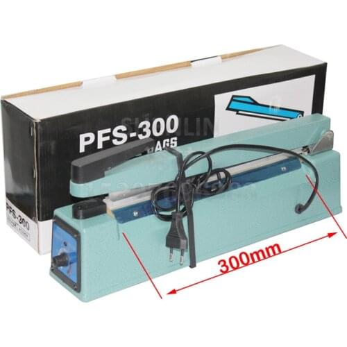 SF300 Impulse Sealing Machine aluminum shell 300mm Plastic Foil Bag Sealer 110/220V Hand Packaging Equipment Tool SHENLIN Packer
