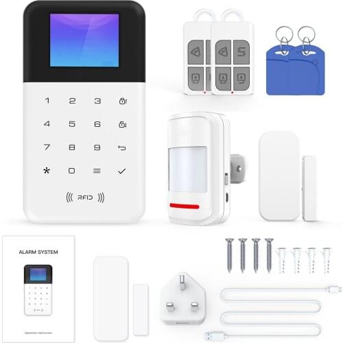 Smart home security alarm system WiFi GSM door and window sensor infrared detector sensor anti-theft signal device