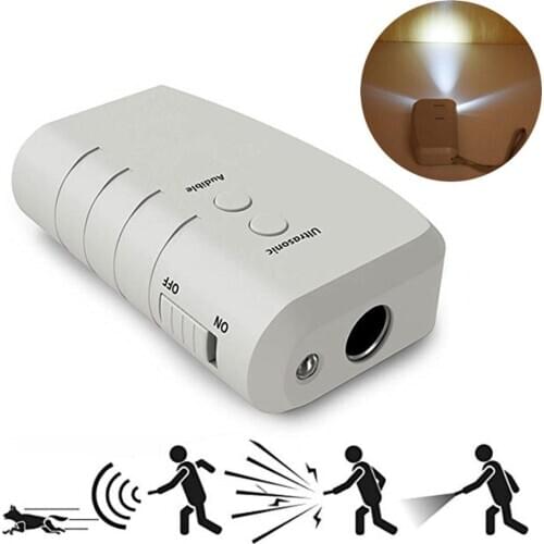 Ultrasound Pet Dog Repeller Anti Barking Stop Bark Training Device Trainer LED Flashlight Pet Dog Training Device