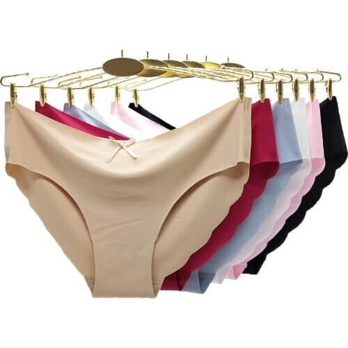 Moonflame 5 Pcs/Lot New Arrival 2021 Nylon Women Seamles Panties Underwear M L XL 89099