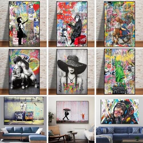 5D Diamond Painting Street Graffiti Art "Follow Your Dreams" Full Drill Square Embroidery Mosaic Cross Ctitch Kits Home Decor