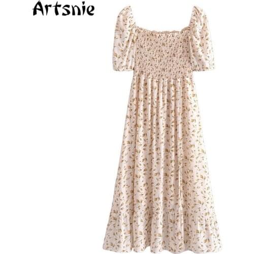 Artsnie Summer Dresses With A Slit