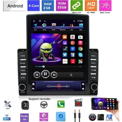 2din Android 9.1 Car Stereo Radio 9.7" HD MP5 Player 32G GPS Bluetooth Car Autoaudio Player WIFI Rearview DVR Multimedia Player