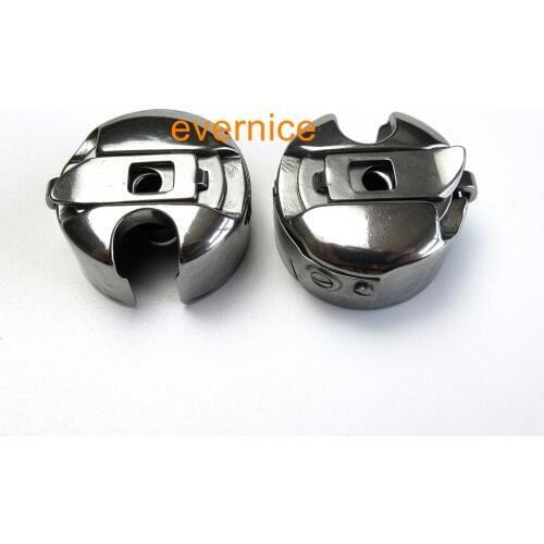 2 Pcs Large Capacity Bobbin Cases For Wimsew W-1130B Brother Db2-B745-5 Juki Ddl-210H