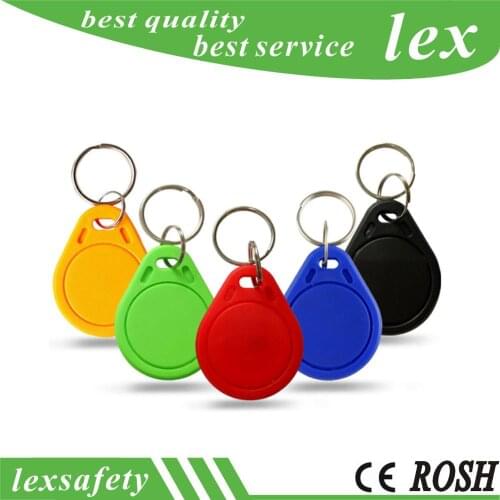100 Pcs/Lot 13.56mhz Rfid Keyfobs Proximity Ic Tags Iso14443a Key Fob Mf1k Original S50 Key Token Smart Tag For Access Control