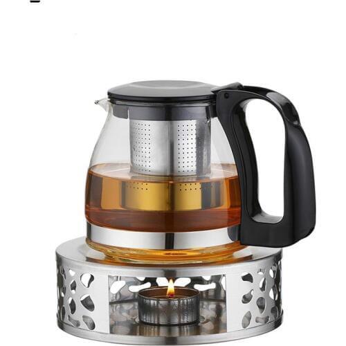 Stainless Steel Teapot Trivets Alcohol Candle Heating Coffee Milk Warm Stove Tea Set Tea Pot Holder Shelf Base Teaware Tea Maker
