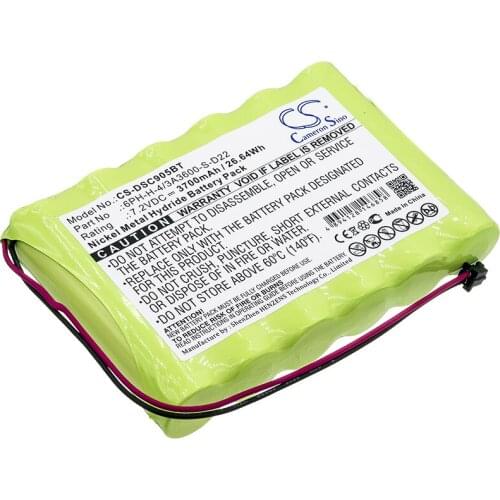 CS 3700mAh / 26.64Wh battery for DSC Impassa 9057 Wireless Control 6PH-H-4/3A3600-S-D22