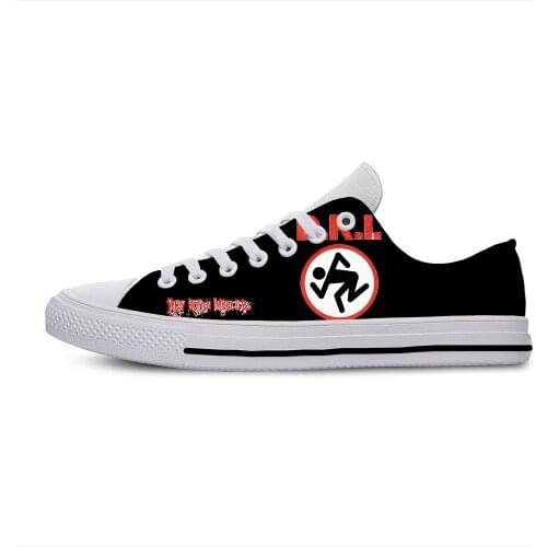 D.R.I Band Most Influential Metal Bands of All Time Mens Low-top Casual Shoes 3D Pattern Logo Men Shoes
