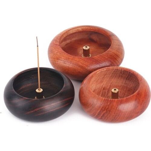4Holes Incense Burner Holder 1 Hole Mini Round Incense Stick Buddhist Statue Censer Plate For Sticks Cone Supply
