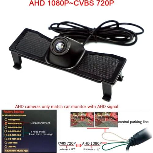 Appr.180deg AHD CCD Car Front view camera for Toyota LAND CRUISER 2016 2017 2019 parking camera night vision waterproof