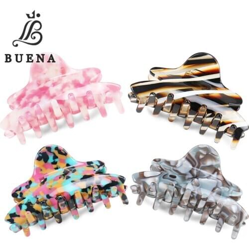 Nice Hair Accessories Novelty Shape Women Hairclips Beautiful Prom Hair Claw Acetate Hair Clips