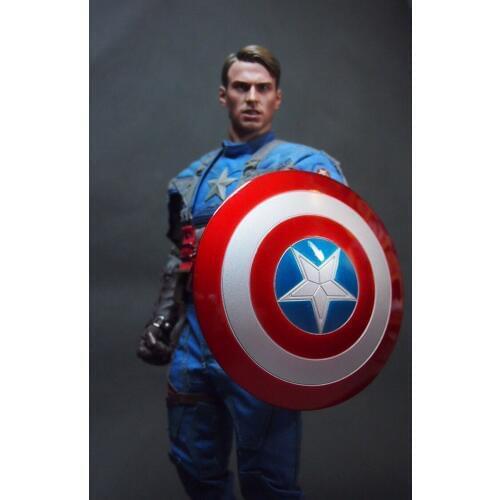 1/6 Scale High Density Metallic Shield for 12in American Captain Action Figure Collection Toys