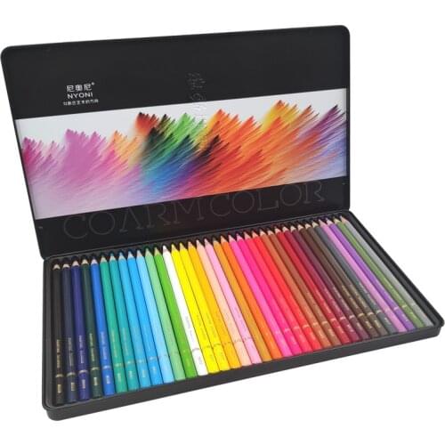 24/36/48/72/120 color Professional oily colored pencils set color water-soluble color pencil set gift box hand-painted learning
