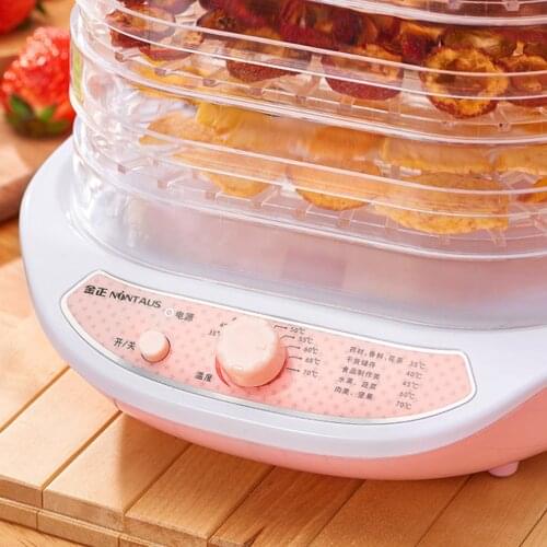 Food Dehydrator Fruit Vegetable Herb Meat Drying Machine Pet Snacks food Dryer with 5 trays 220V EU US