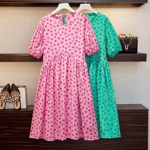 Sweet Love Loose Show Slim Dress Casual Fashion Midi Dress Summer Dresses Vestidos Dress Female Loose Dresses For Women