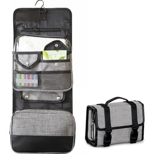 Men Women Hanging Cosmetic Bag Multifunction Travel Organizer Toiletry Wash Make up Storage Bags Beautician Folding Makeup Bag