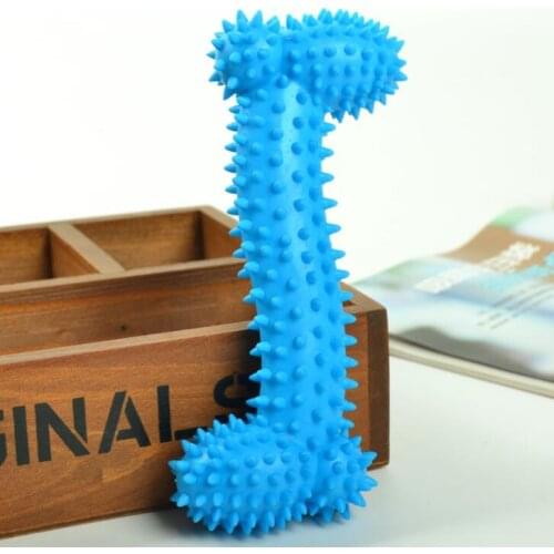 Smart moving dog bone Dog toy with piercing bones dog bite-resistant teething toy
