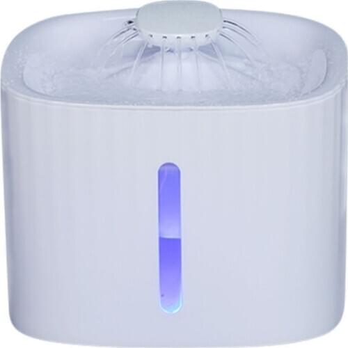 USB Rechargeable Pet Automatic Drinking Fountain Smart LED Glowing Filter Water Dispenser Feeder For Dogs Cats Pet Product