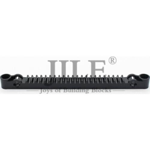 Moc Technic Gear Rack 1x13 with Axle and Pin Holes 64781 DIY Educational Building Bricks Block Compatible Assembles Parts Toys