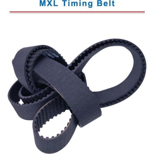 1 pc MXL Timing Belt model-910/1000/1041.6/1095.2/1141/1148.8/1170/1213/1216/1635MXL Belt Width 6/10 mm For MXL Timing Pulley