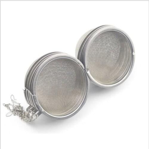 10 pieces/lot 5.2CM diameter stainless steel tea infuser ball homebrew hop ball winemaking parts