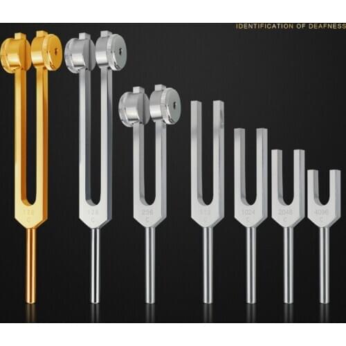 128HZ/2048Hz/1024/512hz/256HZ Household Neurological Tuning Fork Sets with bag &hammer ,for Sound Therapy ear Relaxation Care