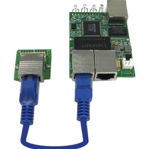 3-port Gigabit switch module is widely used in LED line 5 port 10/100/1000 m contact port mini switch module PCBA Motherboard