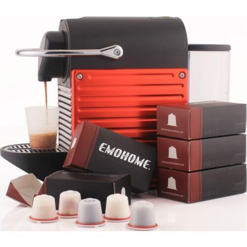 EM-03 Espresso Reusable Refillable Coffee Capsule Cup Compatible With NESPRESSO Machines 200 pcs Inside (Not Machine!)
