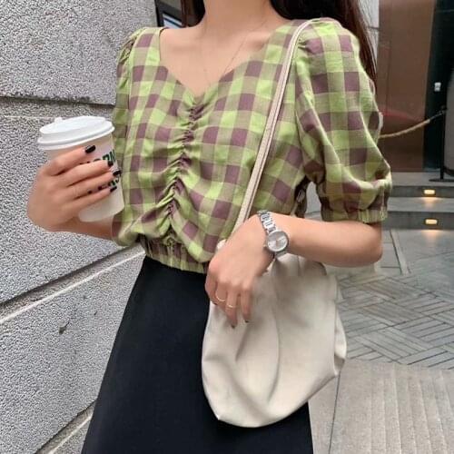 Женские короткие рубашки CRRIFLZ China At AliExpress