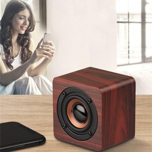 Wooden Bluetooth Speaker Portable Super Bass Wireless Speaker Bluetooth 4.2 3D Digital Sound Loudspeaker for iPhone Xiaomi Home