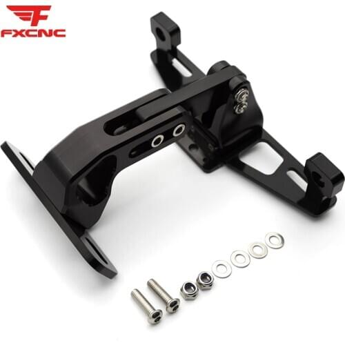Motorcycle License Plate Holder For Yamaha YZF R3 R25 2015-2019 High Quality Aluminum Motorbike Eliminator Plate Holder Frame