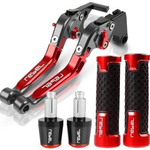For HONDA REBEL CMX250C CMX 250 C 1996-2011 2010 2009 2008 1997 1998 Adjustable Motorcycle Brake Clutch Levers Handle bar grips