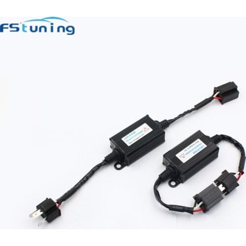 FSTUNING H4 LED Canbus warning Decoder Anti Flicker Resistor H4 H13 9004 9007 Canceller For led H4 Headlight canbus canceller