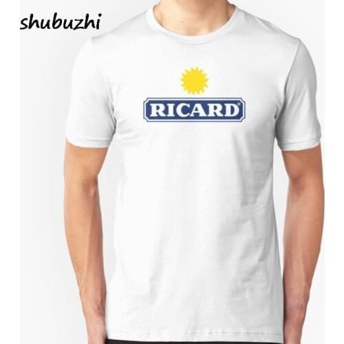 Men Short sleeve tshirt Ricard Unisex T Shirt men summer tshirt male cotton t-shirts euro size
