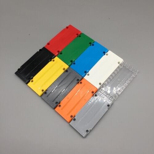4Pcs/lot 13 Colors MOC Brick Parts Panel Plate 1x5x11 DIY Kid Building Blocks MOC Brick Set fit For es 64782