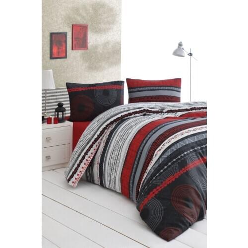 2021 Bedding Set With Pillowcase Duvet Cover Sets Bed Linen Sheet Double Queen King Size Quilt Covers Bedclothes Red