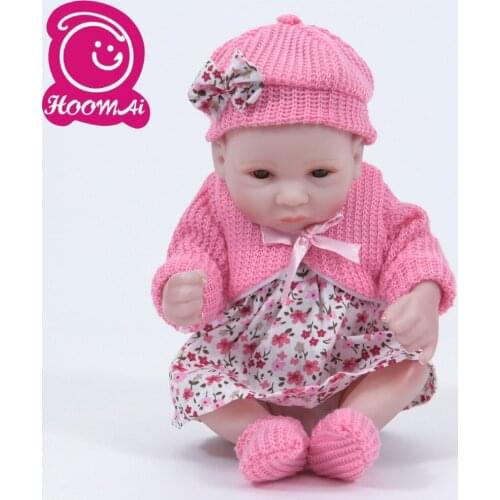 28cm Reborn Baby Doll Girls Baby Soft Toys Bouquets Doll Toys Photo Props Model Kids Playmate Gift